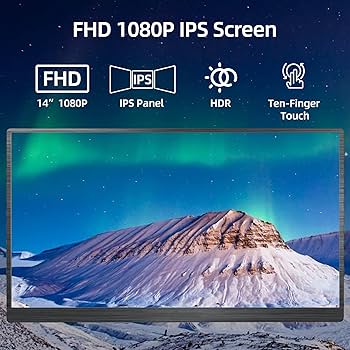 14インチ　モバイルモニター　Kenowa 1920*1080 60hz Amazon.co.jp: 14インチ タッチモバイルモニター Kenowa